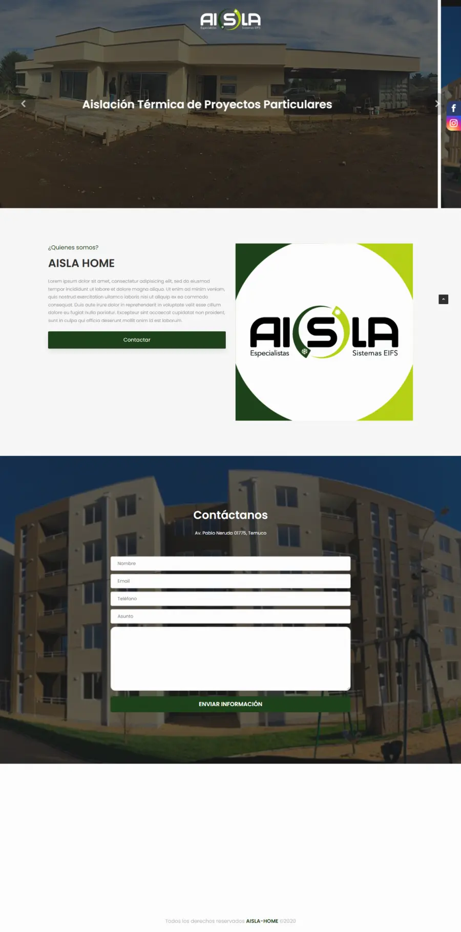 Captura de Aisla Home